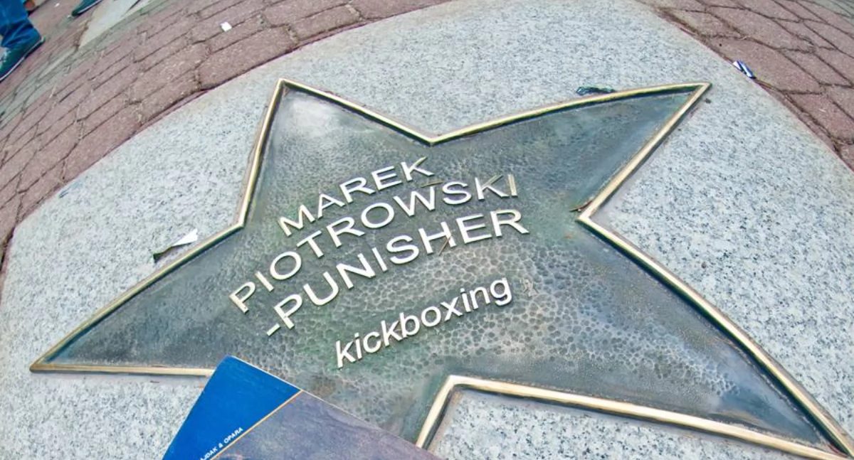 Marek „Punisher” Piotrowski z gwiazdą w Alei Gwiazd Sportu w Cetniewie