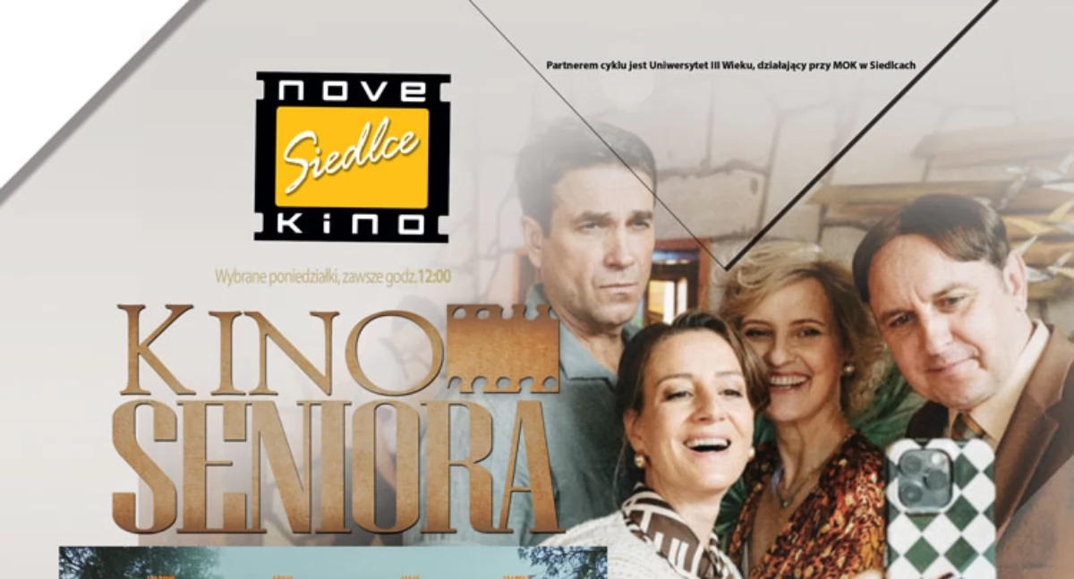  Pierwsze powakacyjne Kino Seniora w NoveKino Siedlce