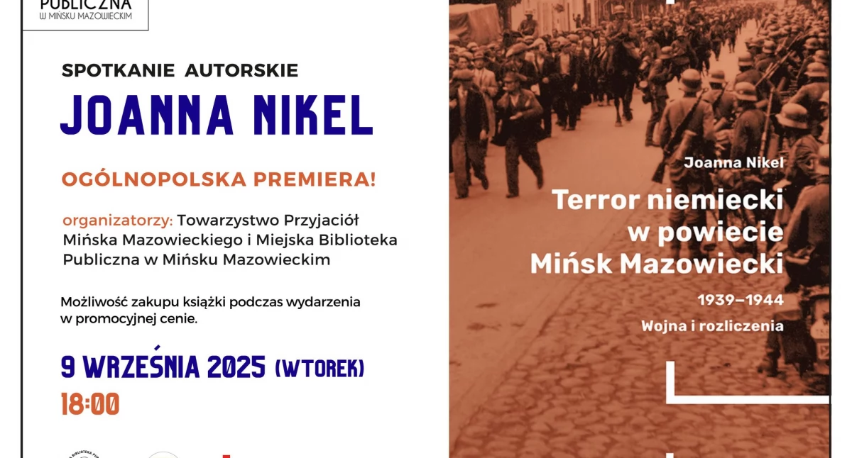 Książka o niemieckim terrorze w powiecie mińskim