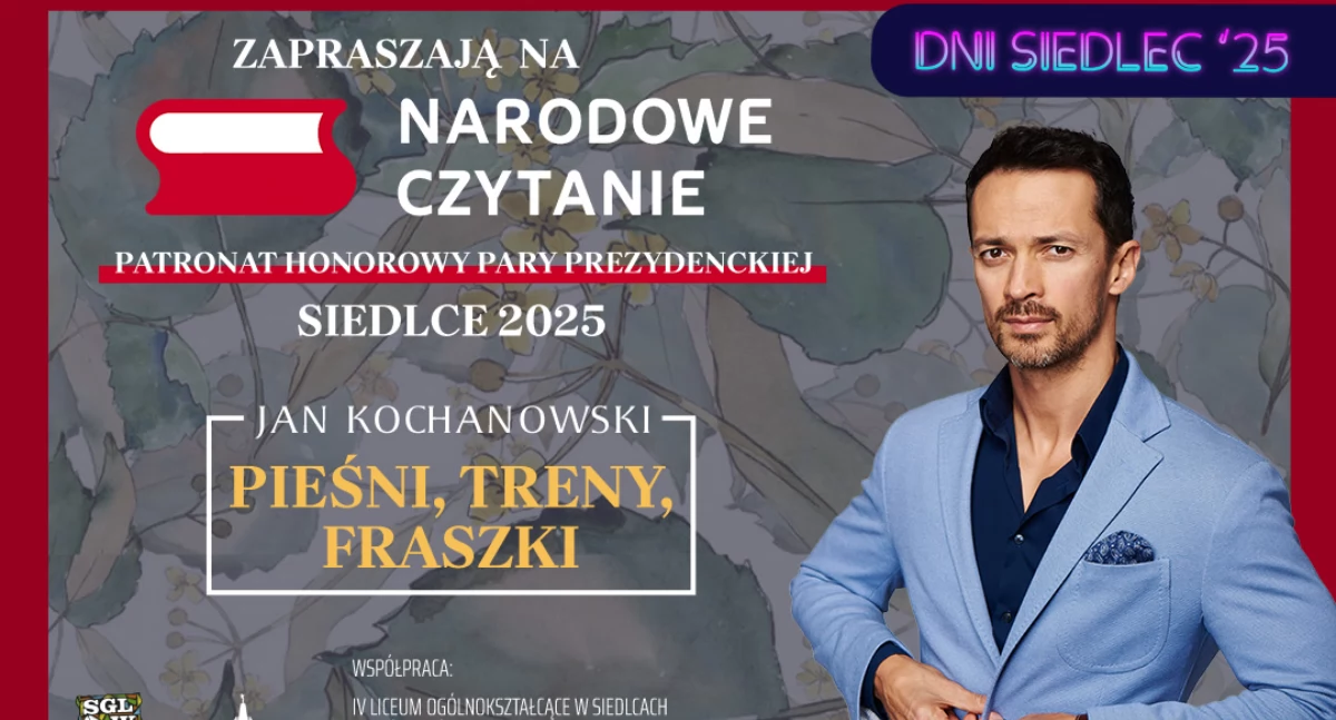 Narodowe Czytanie poezji Jana Kochanowskiego w Siedlcach