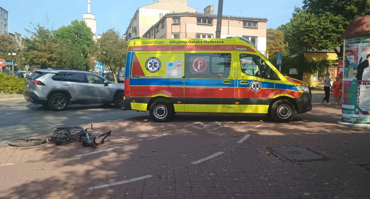 Siedlce: Zderzenie hondy z rowerzystą! Aktualizacja