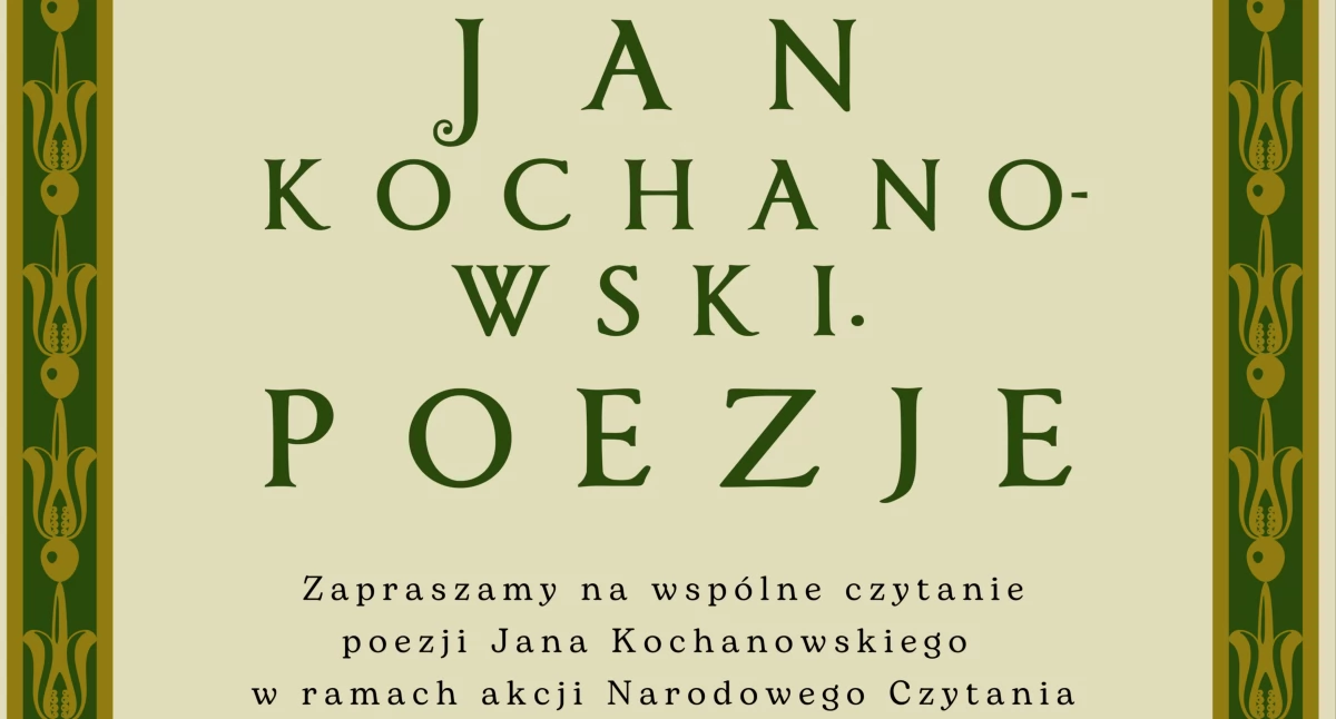 Mińsk Mazowiecki wspólnie czyta Jana Kochanowskiego
