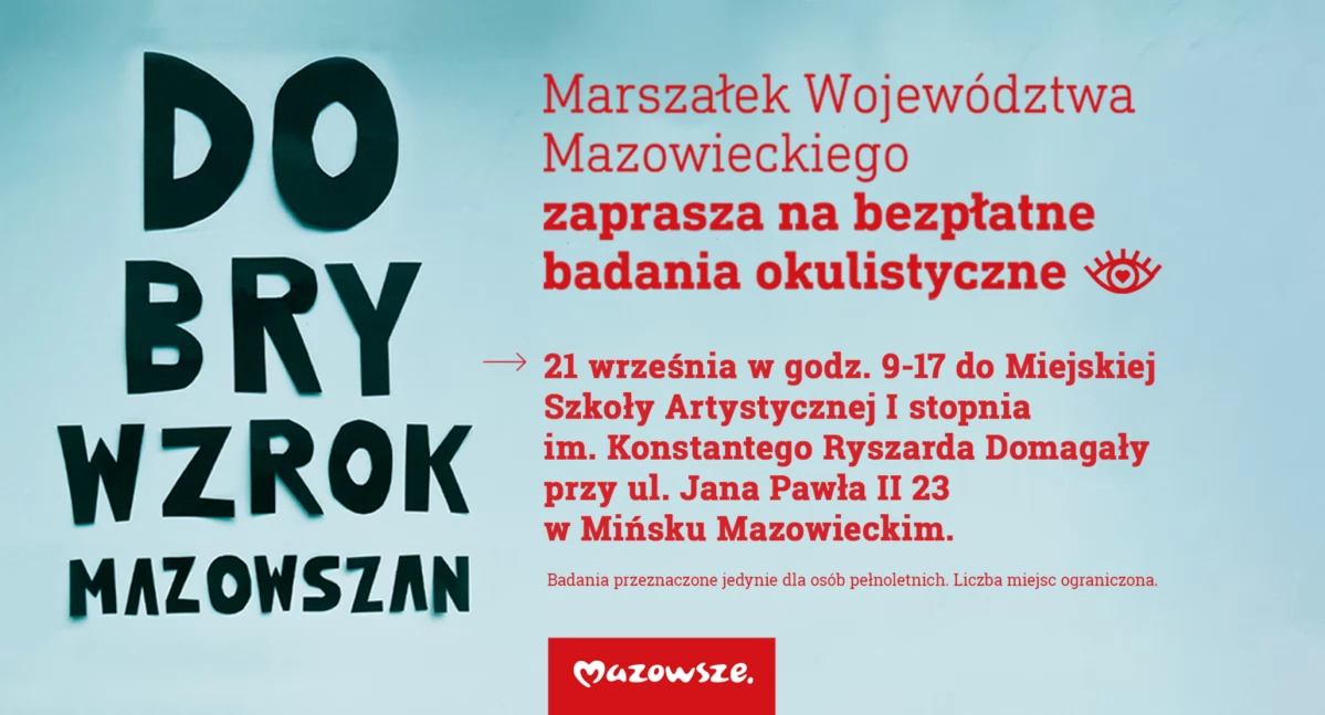 Darmowe badania okulistyczne w Mińsku Mazowieckim