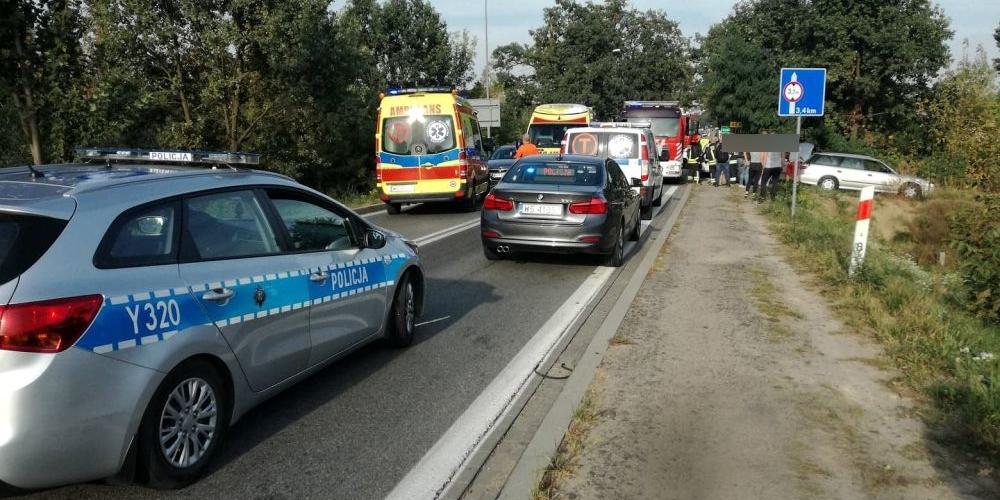 Ruch wahadłowy na wyjeździe z Siedlec. Aktualizacja - droga jest już przejezdna