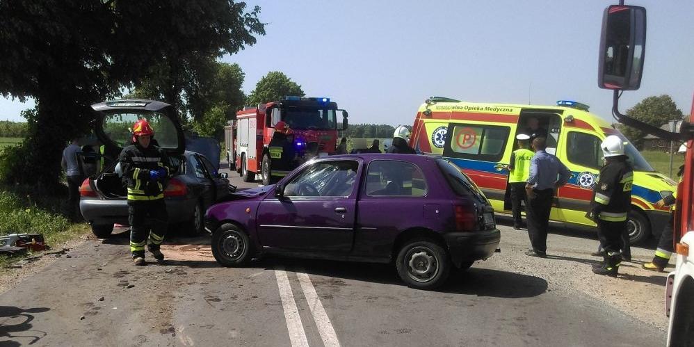 Wypadek w Radzikowie Wielkim