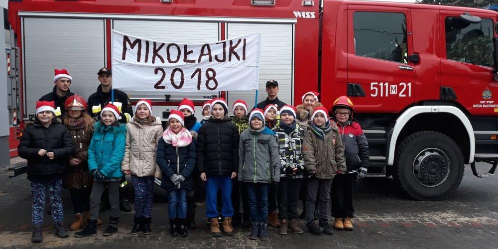 Mikołajki ze strażakami