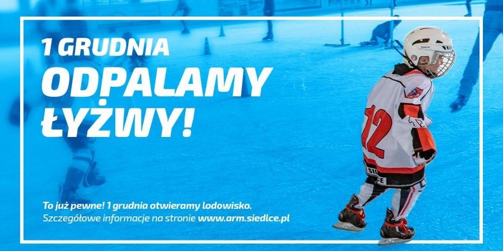 Już 1 grudnia otworzą lodowisko!