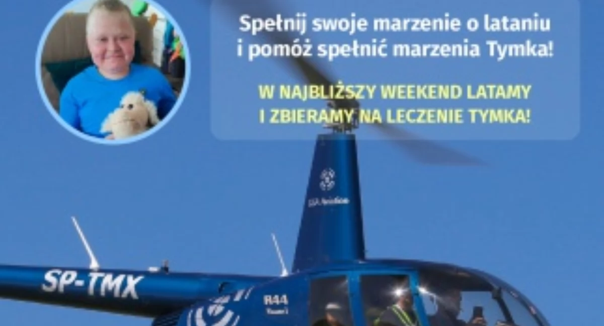 Loty widokowe nad Siedlcami podczas Dni Siedlec 2025 – szansa na niezapomniane wrażenia i wsparcie dla Tymka