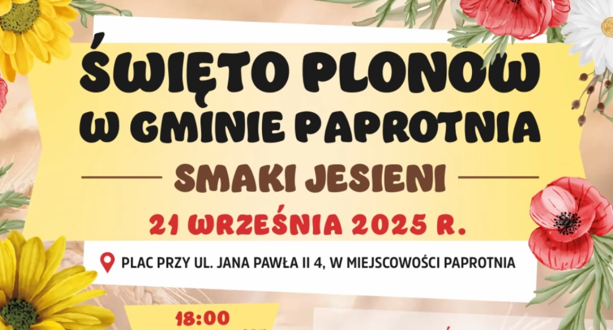 Zespół TOPKY gwiazdą Święta plonów w gminie Paprotnia