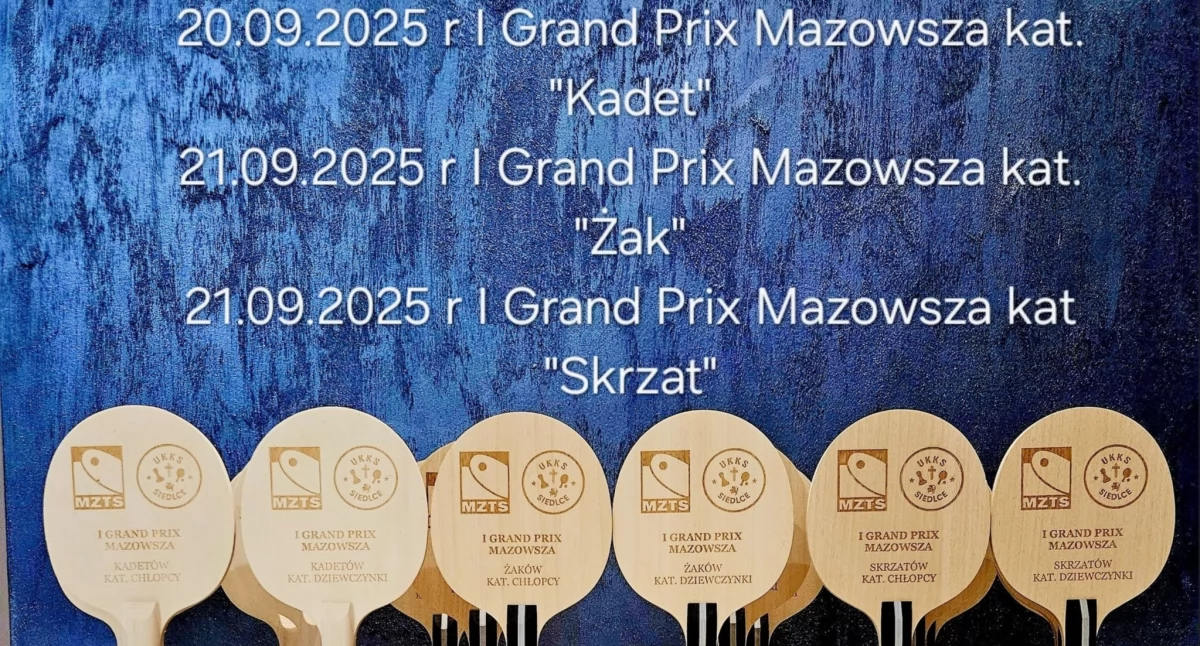 Siedlce gospodarzem Grand Prix Mazowsza w tenisie stołowym