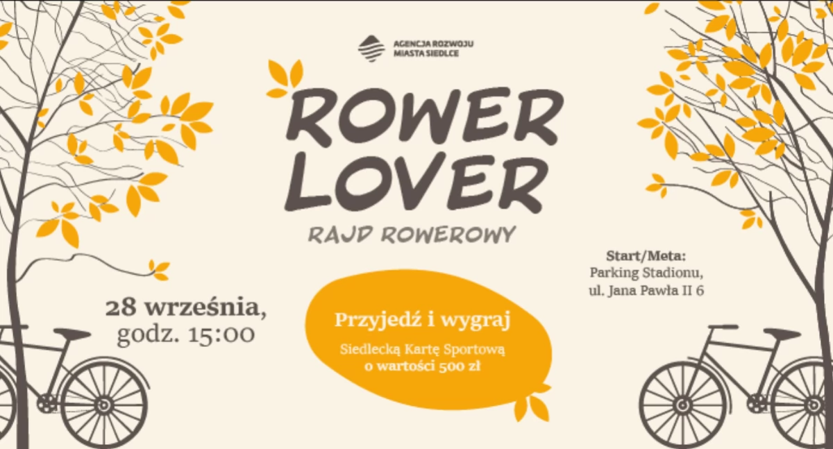 Rower - Lover - rajd rowerowy w Siedlcach