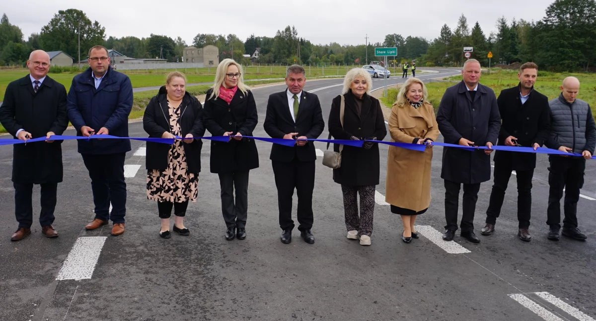Otwarto nową drogę do Starych Lipek. Mieszkańcy proszą o ciąg dalszy