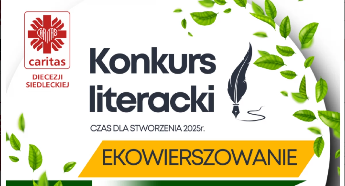 Wyniki konkursu „EKOWIERSZOWANIE” Caritas. Poznaj laureatów z diecezji siedleckiej!