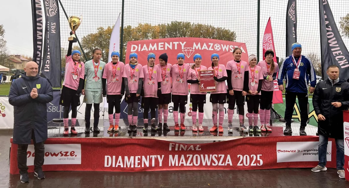 Piłkarki Naprzód Skórzec najlepsze w turnieju Diamenty Mazowsza 2025!