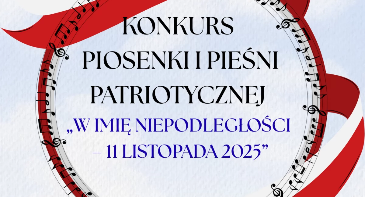 Węgrowski Ośrodek Kultury organizuje konkurs piosenki patriotycznej
