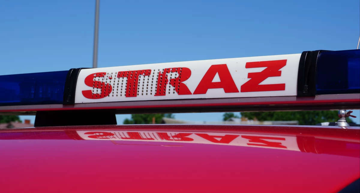 Silny wiatr łamie drzewa i zrywa dachy