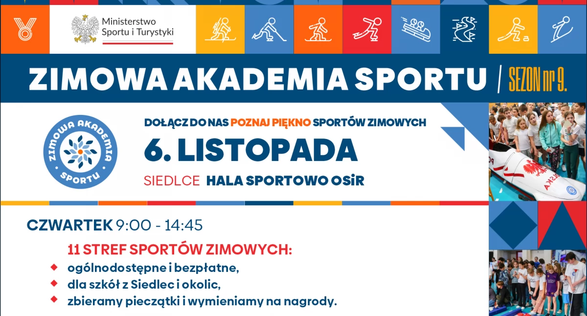 Zimowa Akademia Sportu w Siedlcach