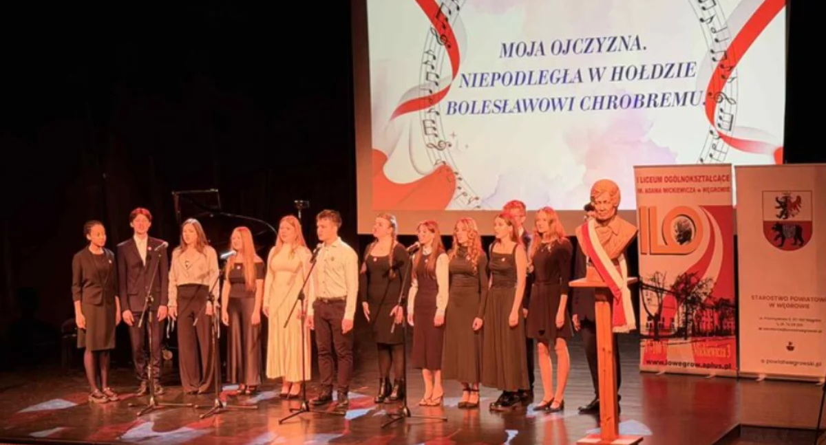 Licealiści w hołdzie Niepodległej i Bolesławowi Chrobremu