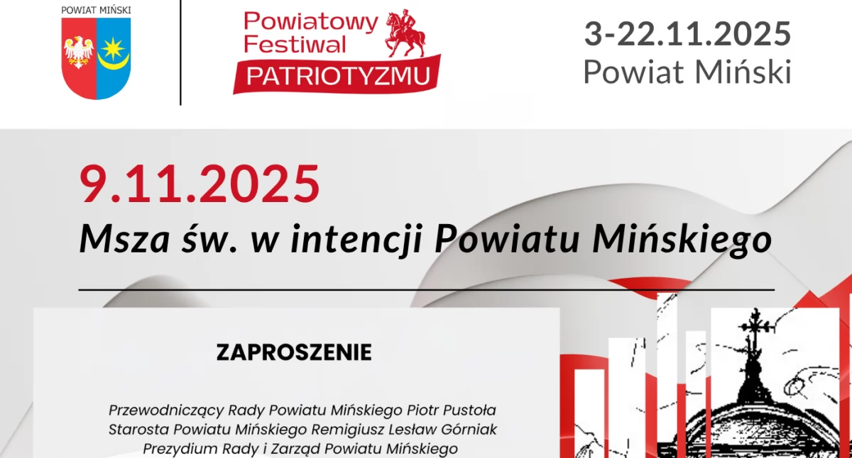 Uroczysta Msza Święta za Ojczyznę i Powiat Miński z okazji Święta Niepodległości