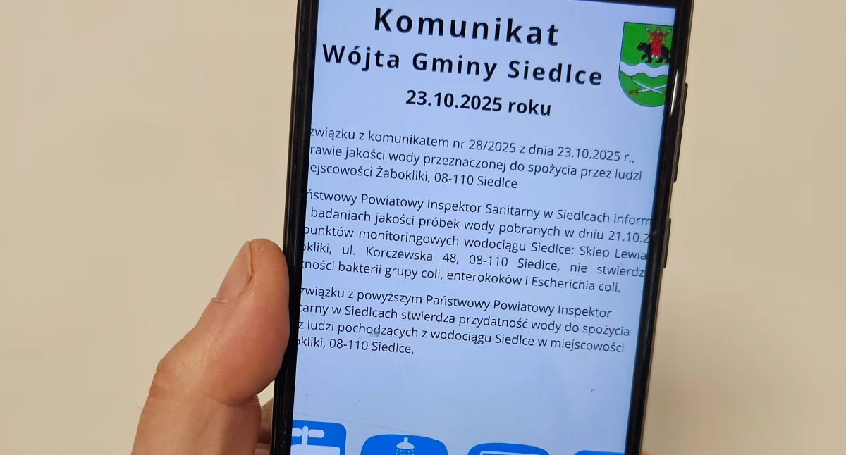 Gmina Siedlce: System ostrzegania jest nieszczelny