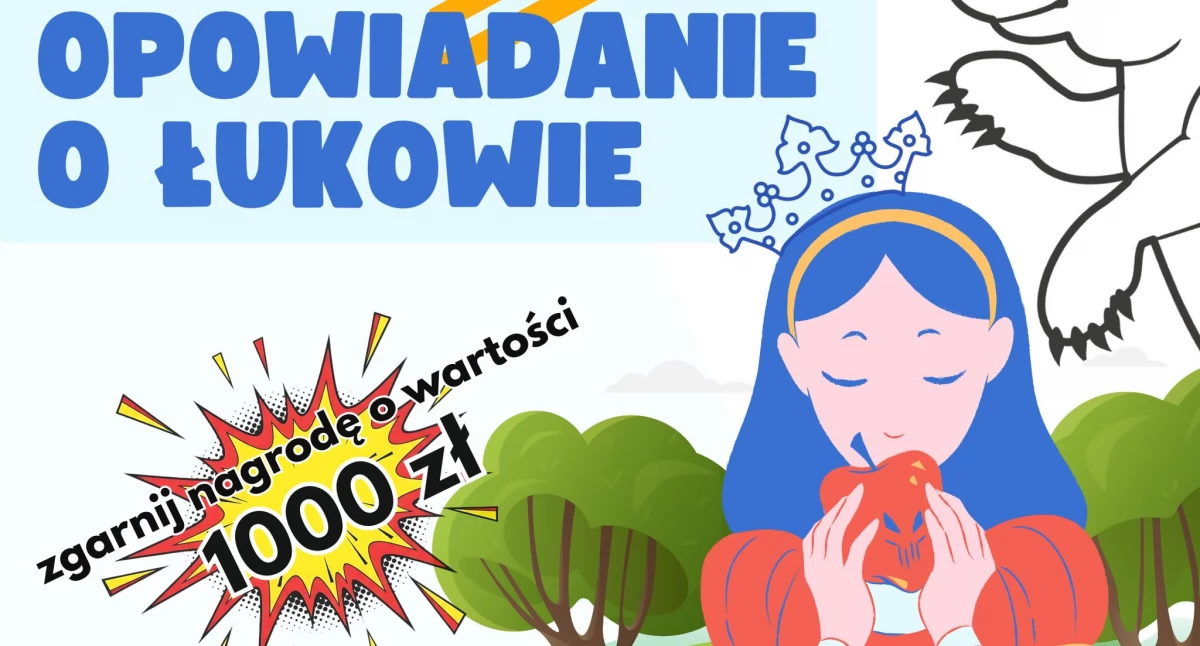Konkurs literacki z Łukowem w tle. Do wygrania 1000 zł!