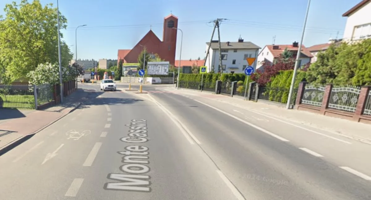 Potrącenie pieszego na ul. Monte Cassino