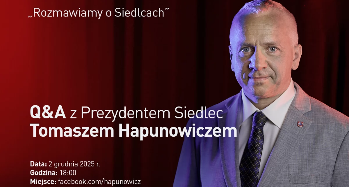 Prezydent Tomasz Hapunowicz będzie odpowiadał na pytania