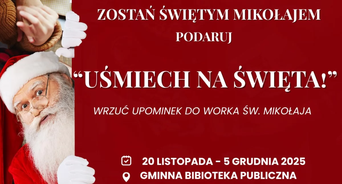 Zostań Świętym Mikołajem w Sabniach! 