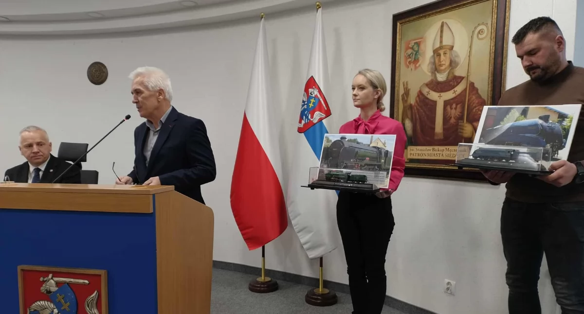 Siedlce: Kolejarze podziękowali prezydentowi i radnym