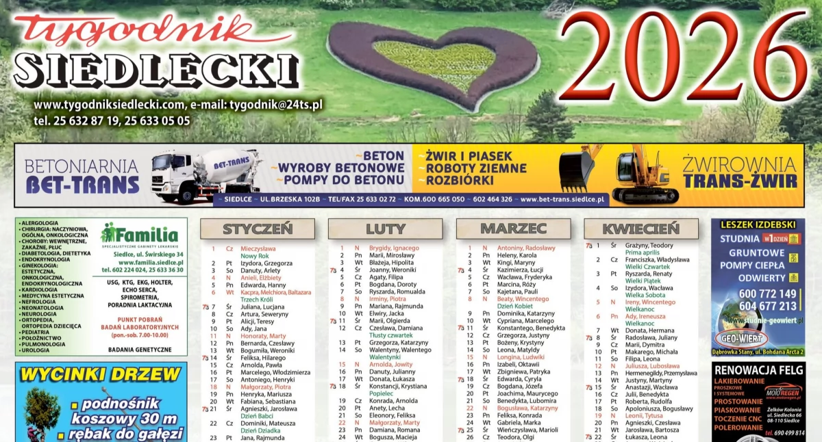 Już w środę Tygodnik z kalendarzem gratis! Obejrzyj zapowiedź wydania!