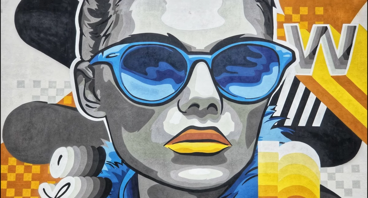 Nowy mural w Siedlcach. Przy ul. Kaszubskiej odsłonięto pracę artysty Erwiner86