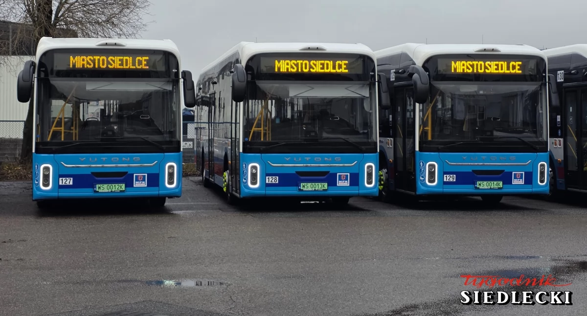 Siedlce stawiają na elektromobilność. Nowe autobusy elektryczne już na ulicach i wielka modernizacja MPK