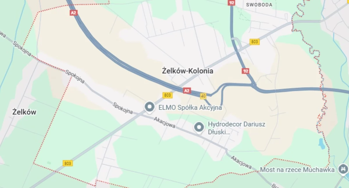 Jest zgoda na stacje paliw w Żelkowie Kolonii