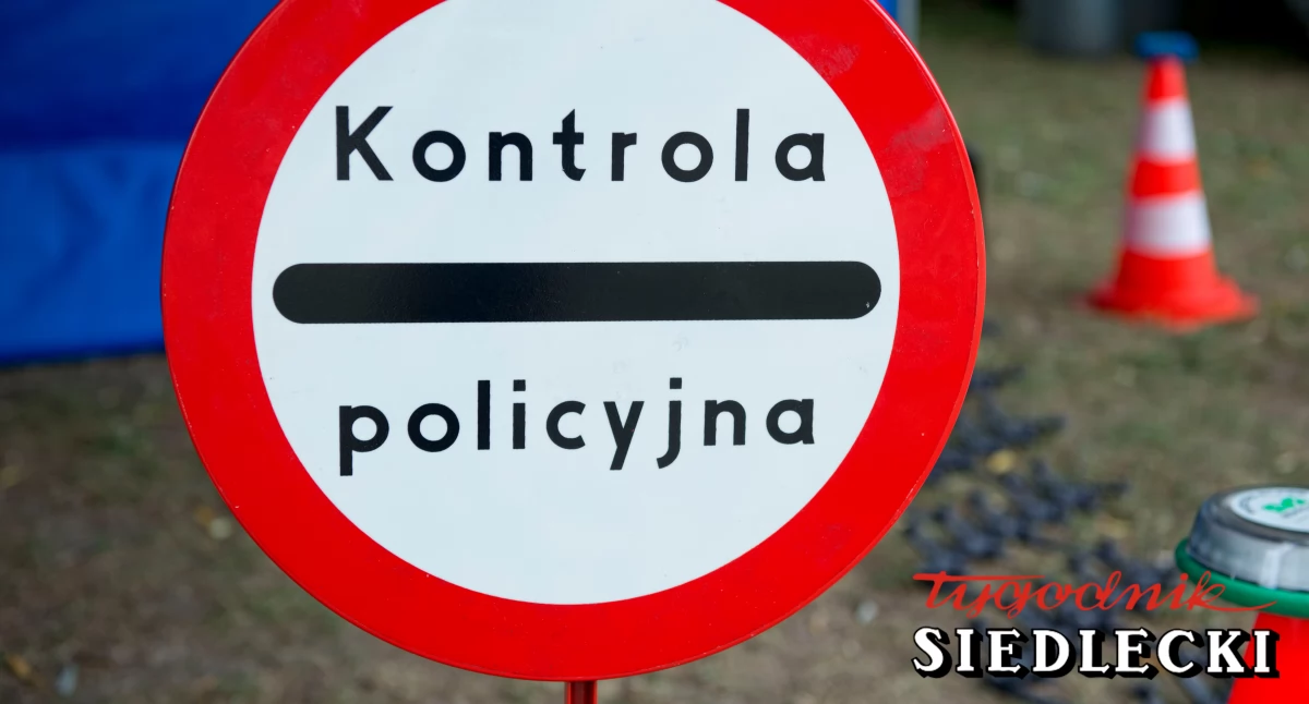 Siedlce: 18-latek zatrzymany podczas kontroli. Policja odkryła coś więcej niż złamany zakaz jazdy