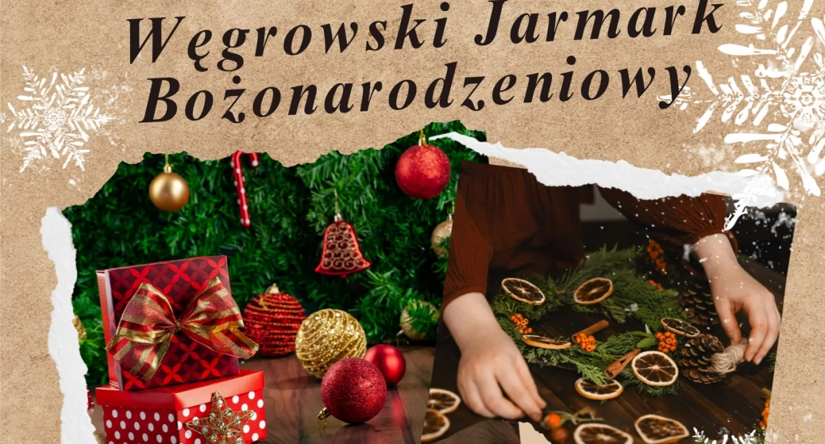 Jarmark Bożonarodzeniowy na Rynku Mariackim w Węgrowie