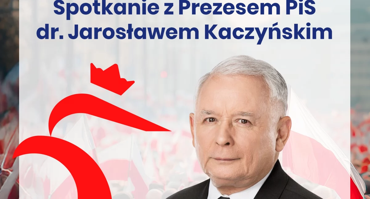 Jarosław Kaczyński w Sokołowie Podlaskim. Otwarte spotkanie z mieszkańcami po wizycie w Węgrowie