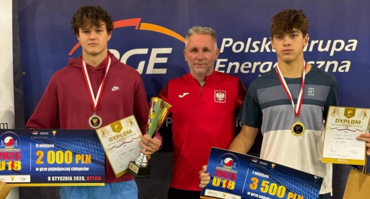  Mińszczanin Szymon Karpiński mistrzem Polski juniorów w tenisie ziemnym