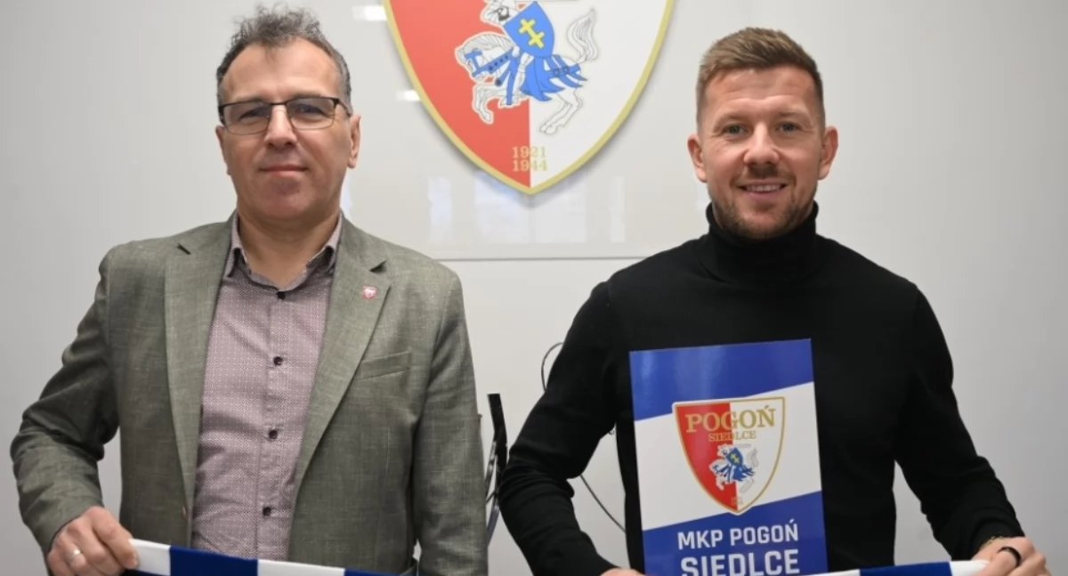 Bartłomiej Poczobut na pokładzie Pogoni Siedlce