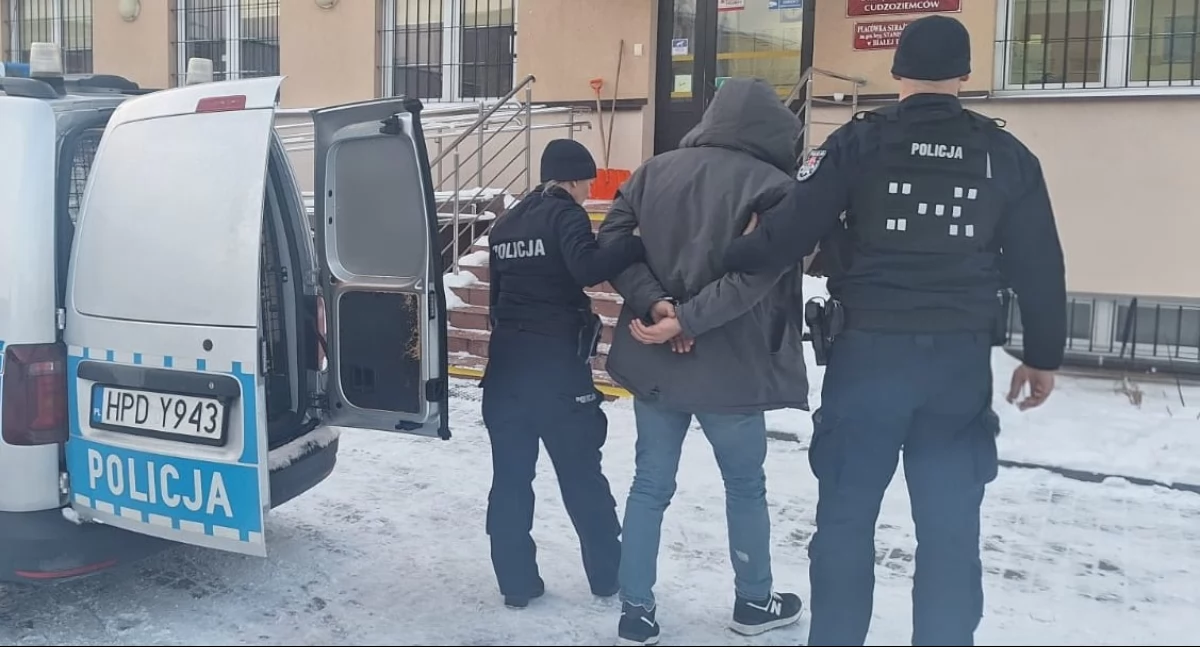 Białorusin awanturował się na stacji PKP Łuków. Został deportowany!
