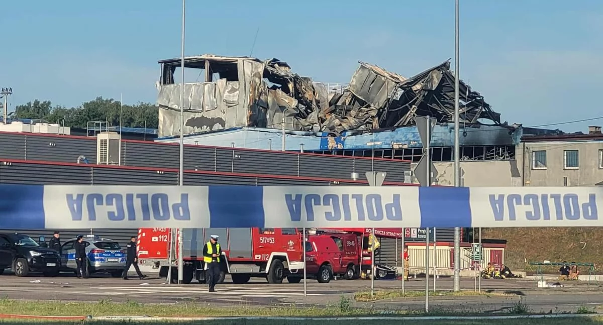 Pożar hali w Mińsku Mazowieckim. Prokuratura umorzyła sprawę – to nie było podpalenie