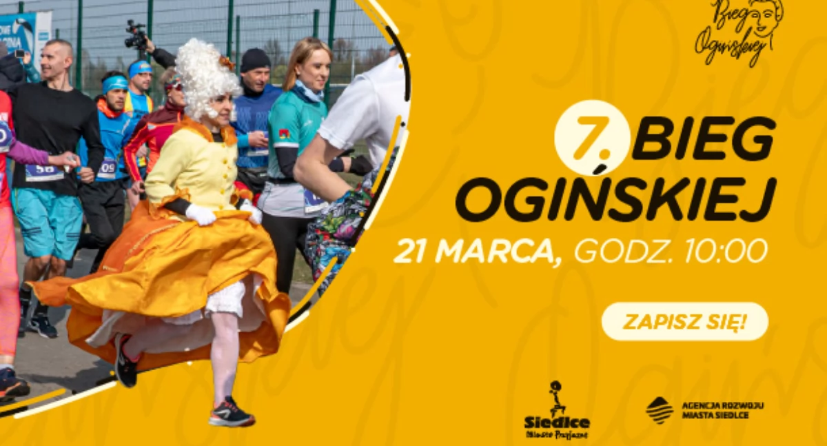 7. Bieg Ogińskiej – zapisy wystartowały