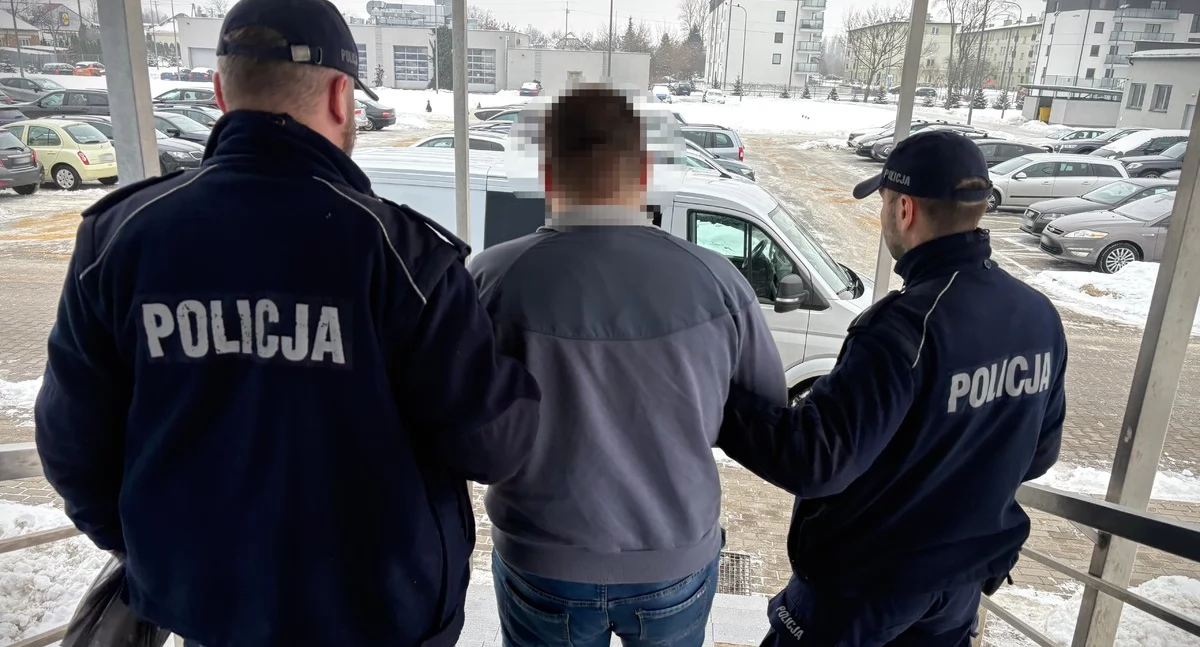 Kradzież na stacji paliw w Polakach. 28-latek potrącił ekspedientkę i trafił do aresztu