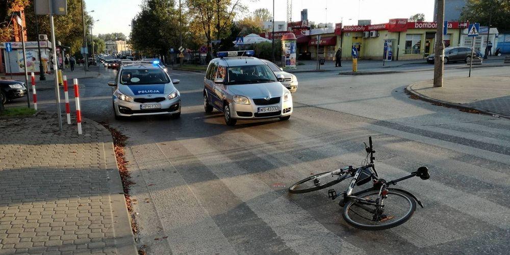 Przepisowy rowerzysta w Siedlcach