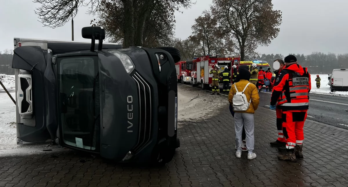 Zderzenie busów w Suchożebrach 