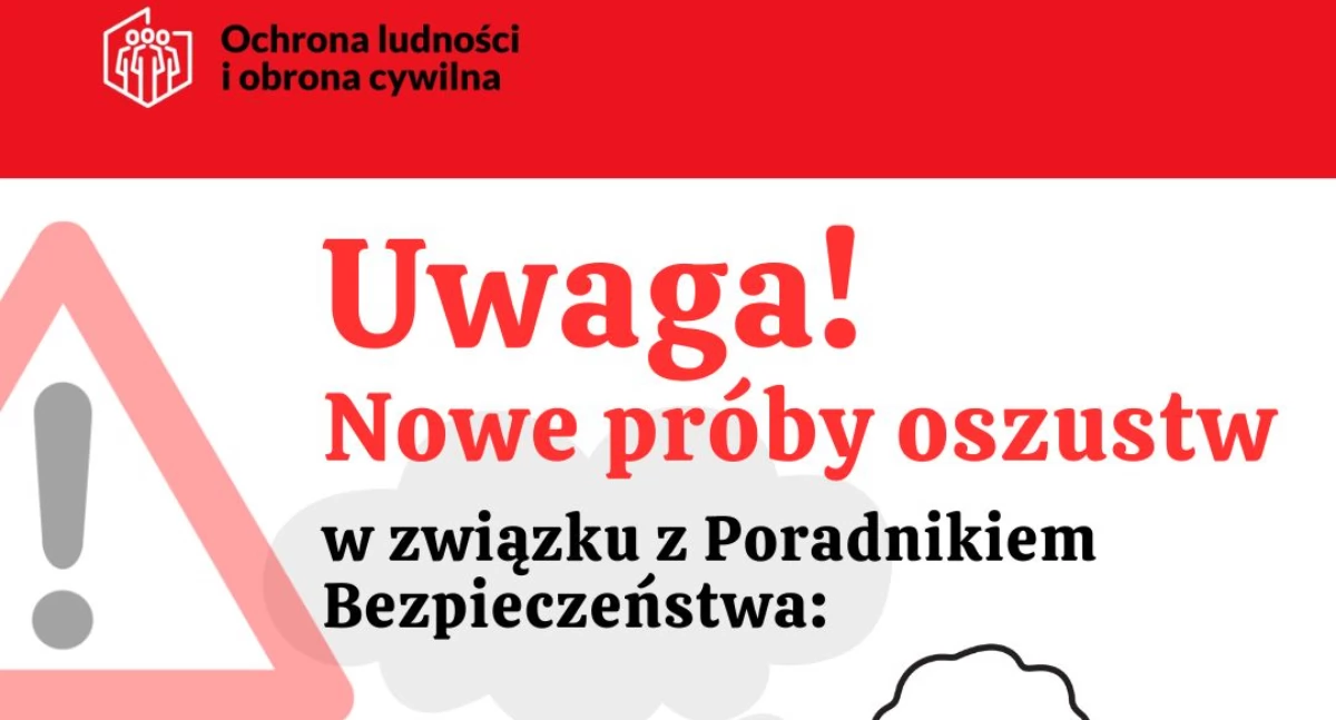Uwaga! Oszustwa na Poradnik Bezpieczeństwa! 