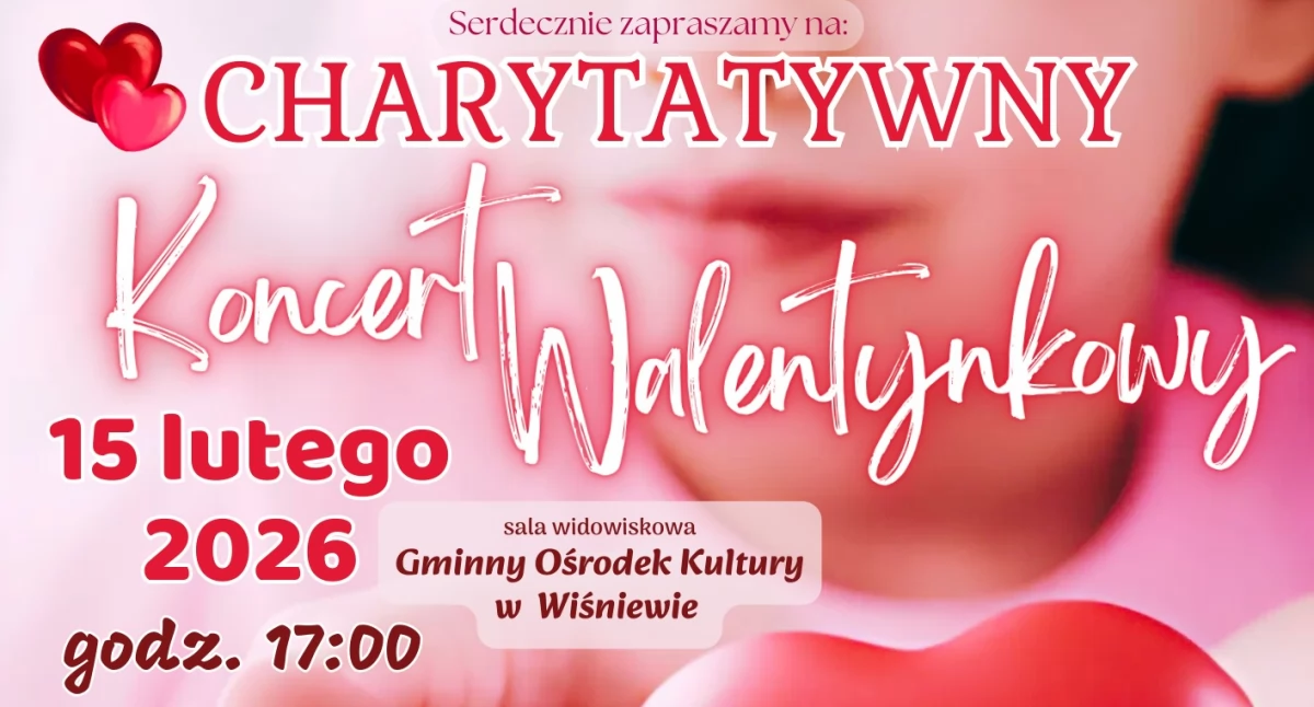Charytatywny koncert walentynkowy w Wiśniewie