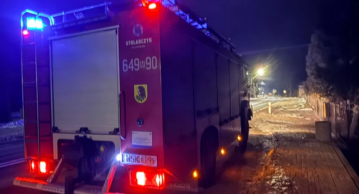 Pożar sadzy w Sokołowie Podlaskim. Strażacy interweniowali na ul. Wesołej