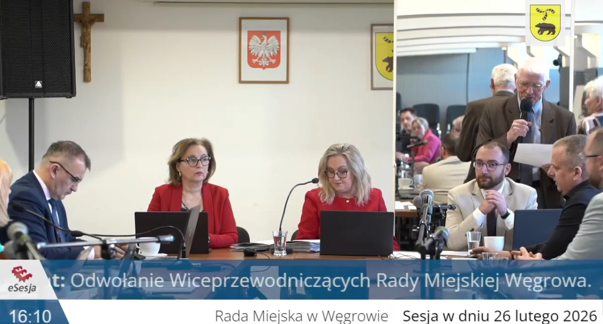 Przewrót w węgrowskiej Radzie Miejskiej