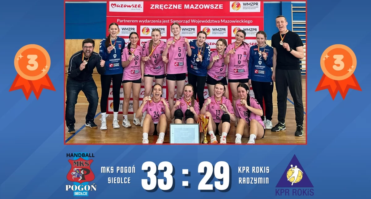 Szczypiornistki Pogoni z brązowym medalem