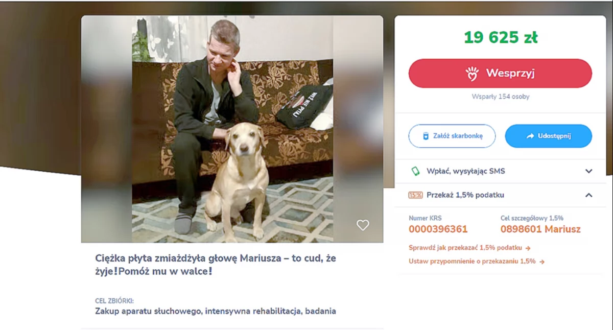 Nie widzi świata, ale chce słyszeć bliskich